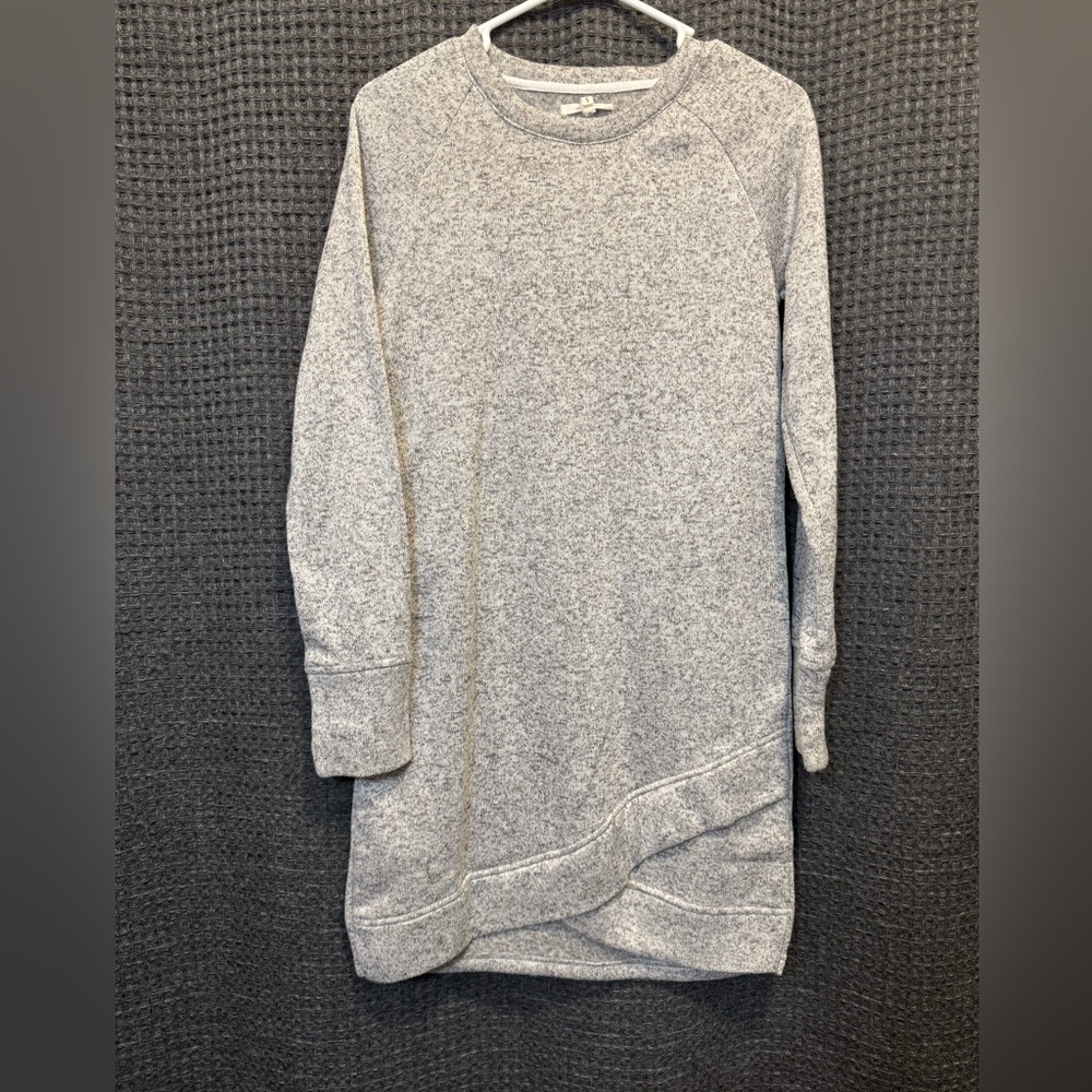 Cozy Grey Sweater Dress